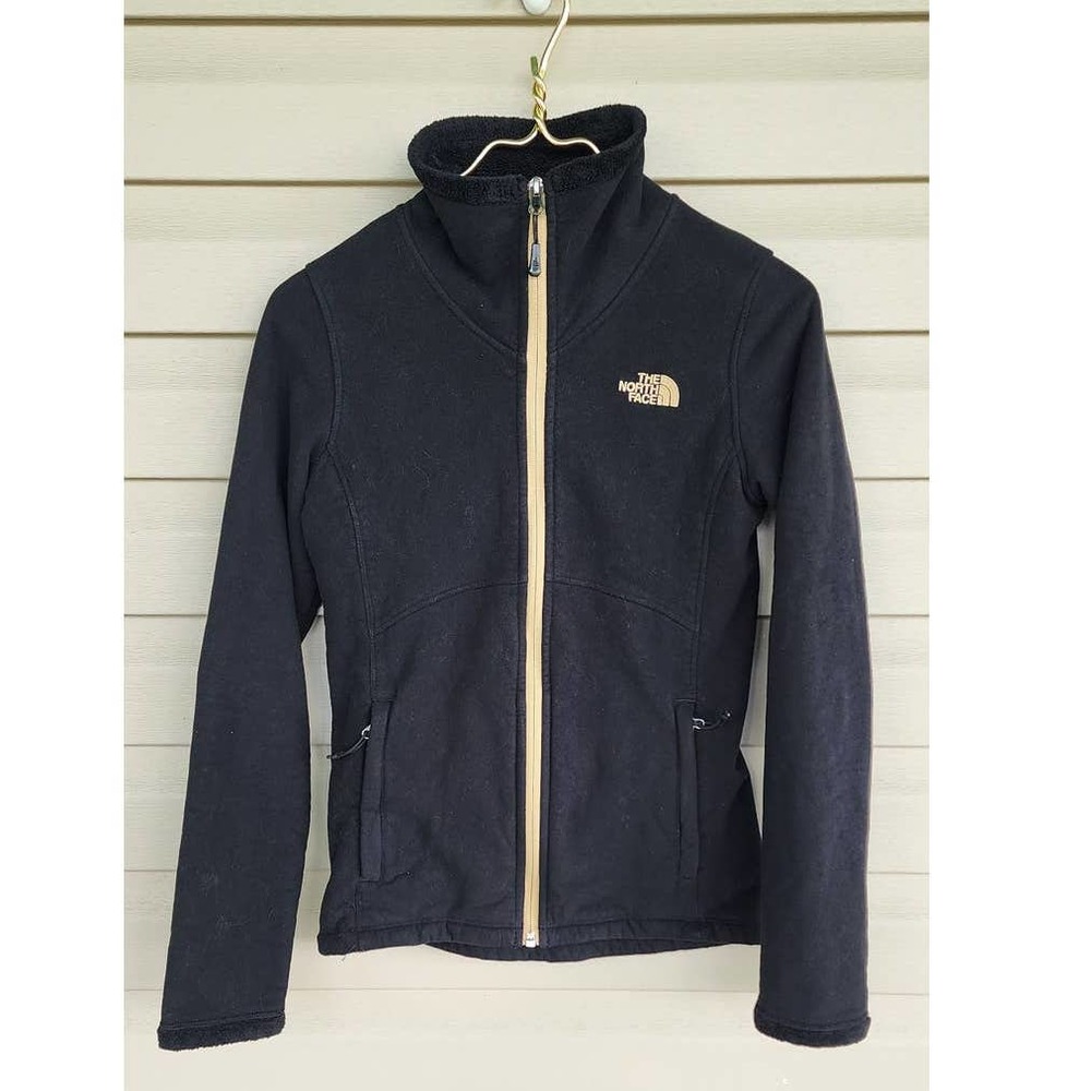 The North Face Morning Glory Fleece Jacket C708 Black And Gold Size XS